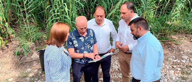 El alcalde de Toga, Elías Barberán, se entrevista con la Conselleria de Medio Ambiente y traslada a los directores generales de Medio Natural y Prevención de Incendios la necesidad de restaurar el lecho del Mijares