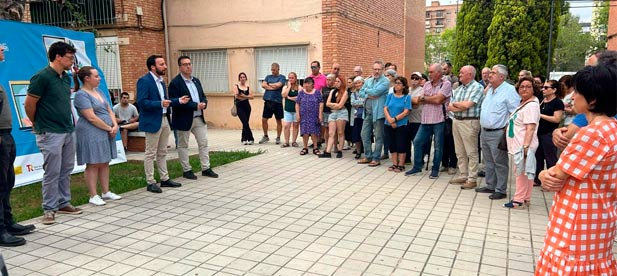 Toledo durante la presentación de los avances del Plan de Barrios, que mejorará 594 viviendas en Castellón con una inversión de más de 17 millones de euros.