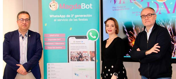 Cabañero: "Con Magdabot, el asistente conversacional vinculado al servicio de mensajería de whatsApp, nuevamente dejamos patente la apuesta de este gobierno por la innovación al incorporar la última tecnología a las fiestas fundacionales de la ciudad"