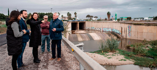 Carrasco: "Desde el Ayuntamiento de Castellón reducimos el riesgo de inundaciones y reforzamos la seguridad de miles de vecinos porque, aunque no sea una competencia directa, la seguridad de los castellonenses es nuestra prioridad"