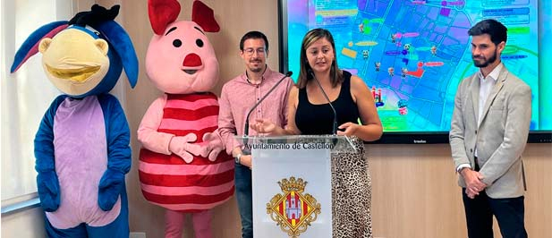 Más de 30 actividades repartidas en 10 plazas de la ciudad y un total de 16 personajes animados llenarán de diversión las calles de Castellón durante el próximo sábado 14 de septiembre