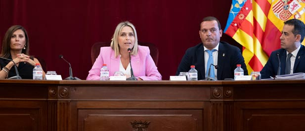 "La justicia de proximidad y la gestión adecuada de conflictos no se entiende sin la figura del juez de paz en los pequeños municipios de nuestra provincia y por ello reclamamos su mantenimiento", ha subrayado la presidenta Marta Barrachina