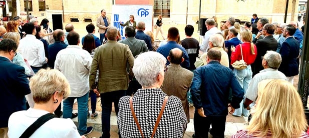 La presidenta del PP en la ciudad de Castellón también ha querido destacar la necesidad de que “Europa siga apostando por un gobierno con cabeza y también con corazón"