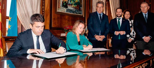 El documento firmado entre las dos administraciones contempla inversiones por una cantidad de más de 46 millones de euros en los próximos cuatro años