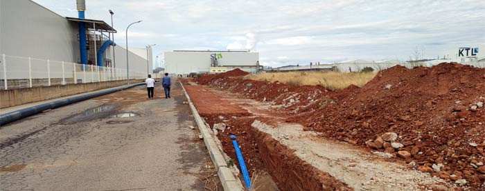 La obra realizada por Facsa y sufragada por el grupo cerámico STN será cedida al Ayuntamiento de Moncofa