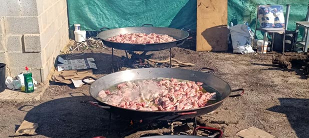 Paellas solidarias en Benetússer (Valencia)