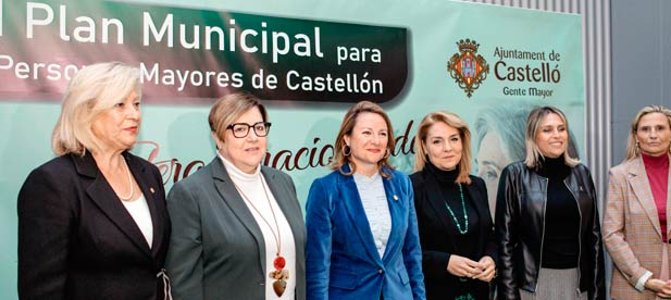 La alcaldesa de Castellón resalta que este nuevo plan cuenta con "ejes tan importantes como son el envejecimiento activo, el reto de la digitalización, las actividades intergeneracionales, el voluntariado y el intercambio de experiencias.