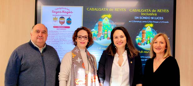 La Cabalgata de Reyes incluirá una "zona de la calma" como novedad presentada por Noelia Selma, Maica Hurtado y Antonio Cabezón.