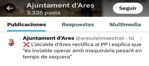 Elevarán queja ante el Síndic de Greuges por “aprovechamiento indebido” de plataformas públicas. El alcalde decide aprovechar X, Facebook, Instagram y la web del ayuntamiento para criticar al PP